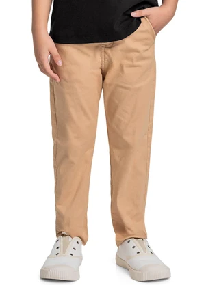 Quimby - Calça em Sarja para Menino Marrom - QUIMBY