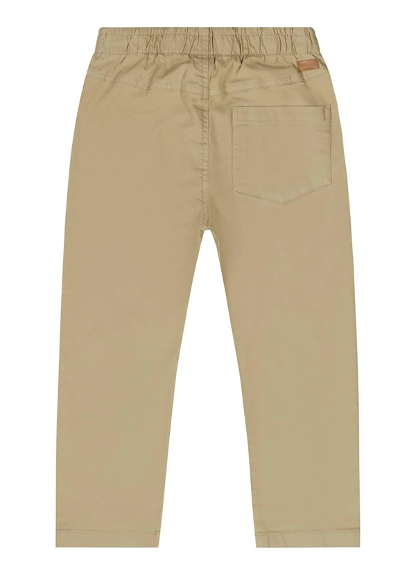 Quimby - Calça em Sarja para Menino Marrom 4