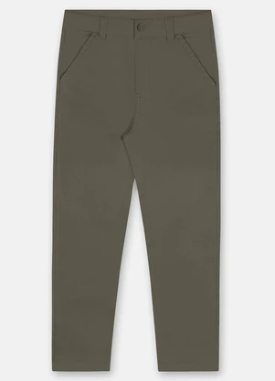 Up Baby - Calça em Sarja para Menino Verde - UP BABY