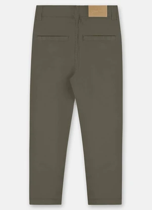 Up Baby - Calça em Sarja para Menino Verde - UP BABY