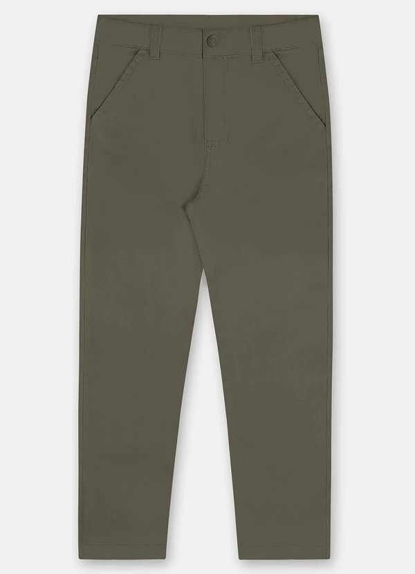 Up Baby - Calça em Sarja para Menino Verde