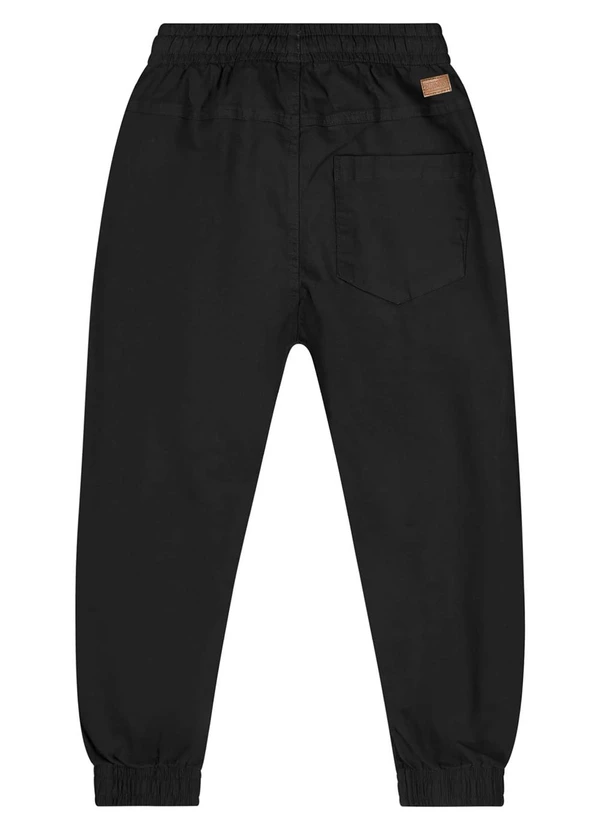 Quimby - Calça em Sarja para Preto 4