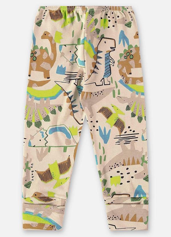 Up Baby - Calça em Suedine para Bebê Menino Bege