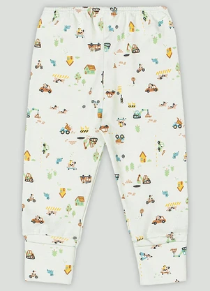 Calça em Suedine para Bebê Menino Up Baby Verde - UP BABY