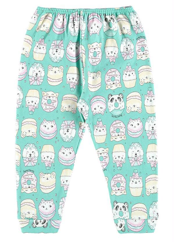 Quimby - Calça em Suedine para Menina Verde