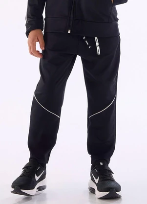 Quimby - Calça Esportiva Malha Térmica Preto - QUIMBY