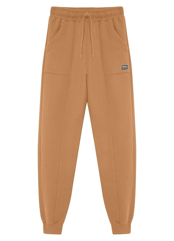 Ddk - Calça Infantil com Bolso e Cordão Bege