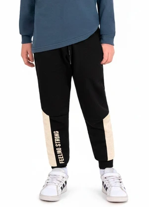 Ddk - Calça Infantil com Bolsos Preto - DDK