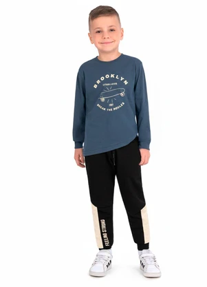 Ddk - Calça Infantil com Bolsos Preto - DDK