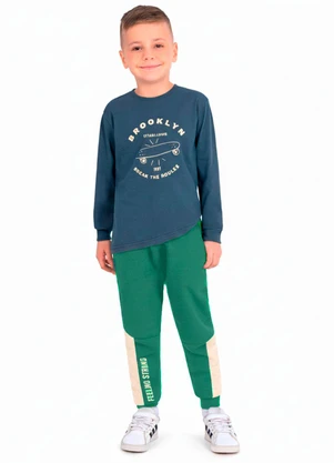 Ddk - Calça Infantil com Bolsos Verde - DDK