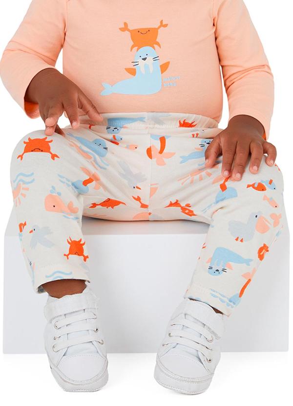 Malwee Kids - Calça Infantil Dino Azul Claro 1