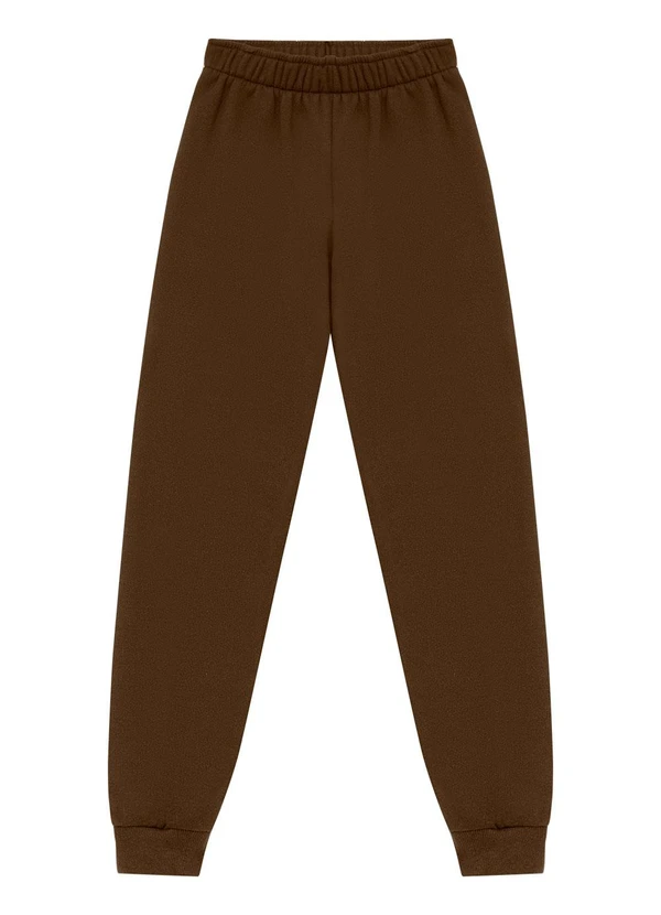 Ddk - Calça Infantil em Algodão Marrom