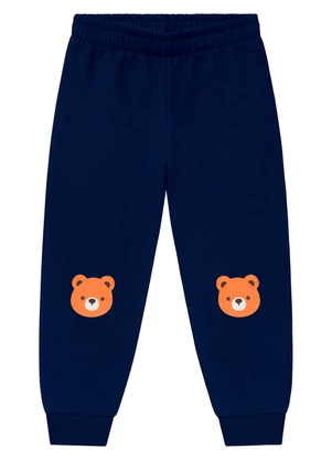 Ddk - Calça Infantil em Moletom Azul - DDK