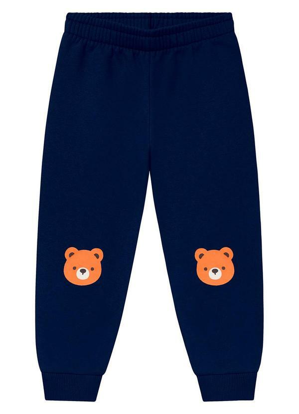 Ddk - Calça Infantil em Moletom Azul