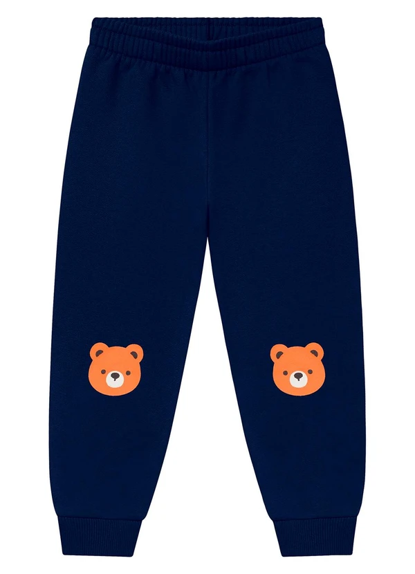 Ddk - Calça Infantil em Moletom Azul