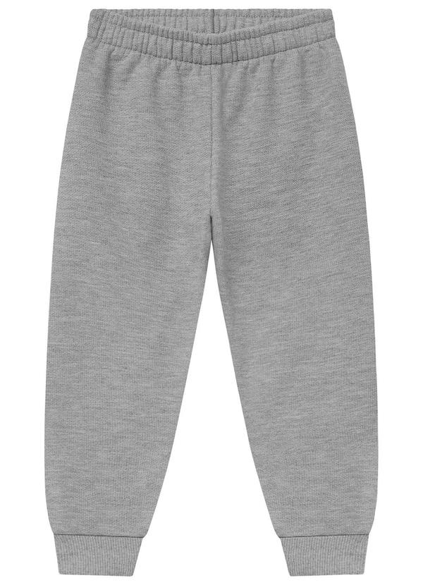 Ddk - Calça Infantil em Moletom Cinza
