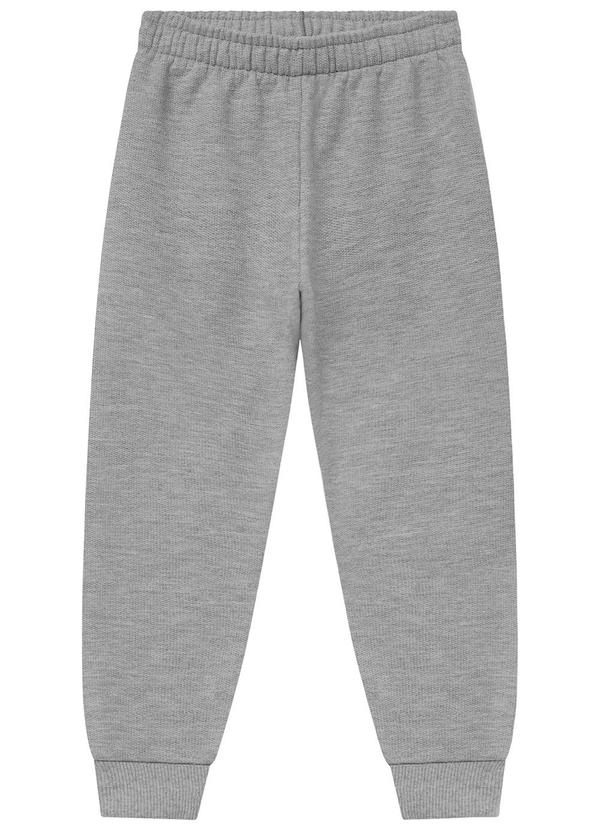 Ddk - Calça Infantil em Moletom Cinza
