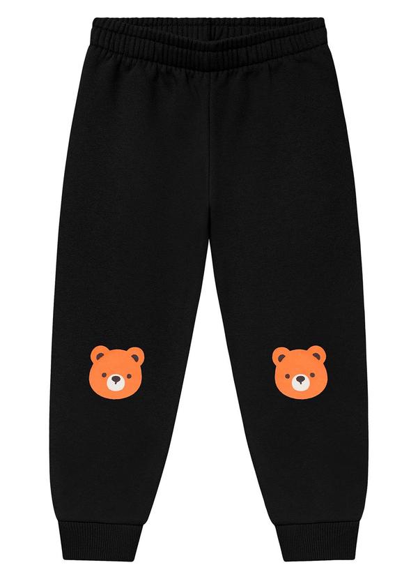 Ddk - Calça Infantil em Moletom Preto
