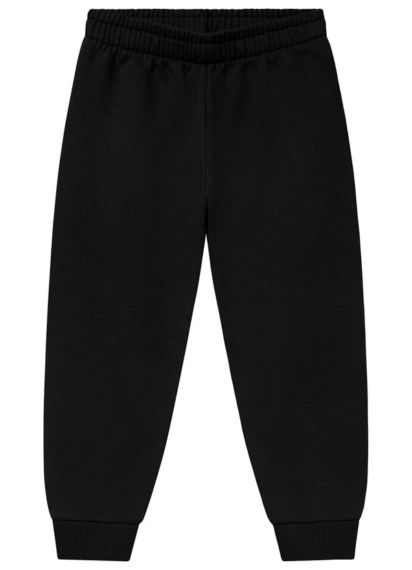 Ddk - Calça Infantil em Moletom Preto