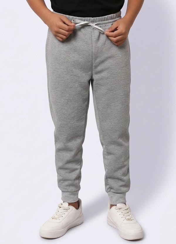 Torra - Calça Infantil Helanca Jogger Cinza