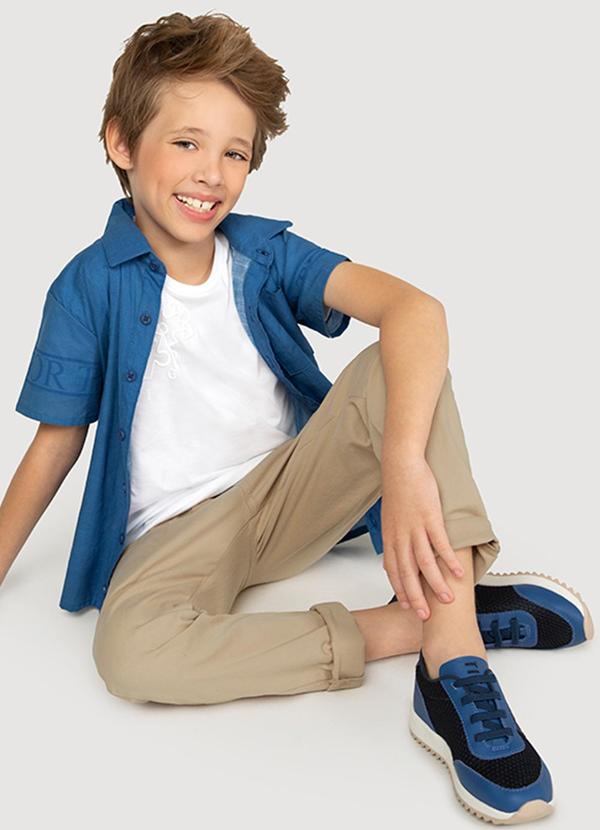 Tigor T Tigre - Calça Infantil Menino Bege 2