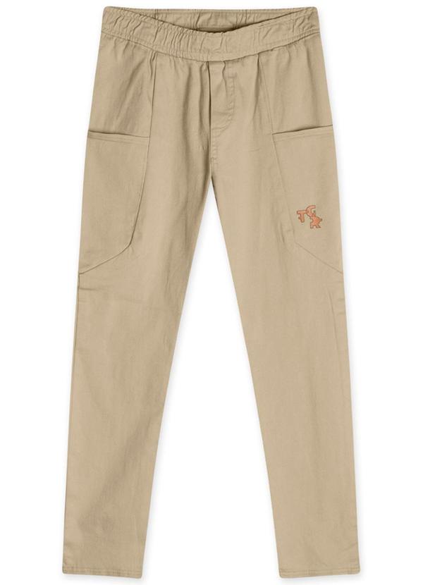 Tigor T Tigre - Calça Infantil Menino Bege 3