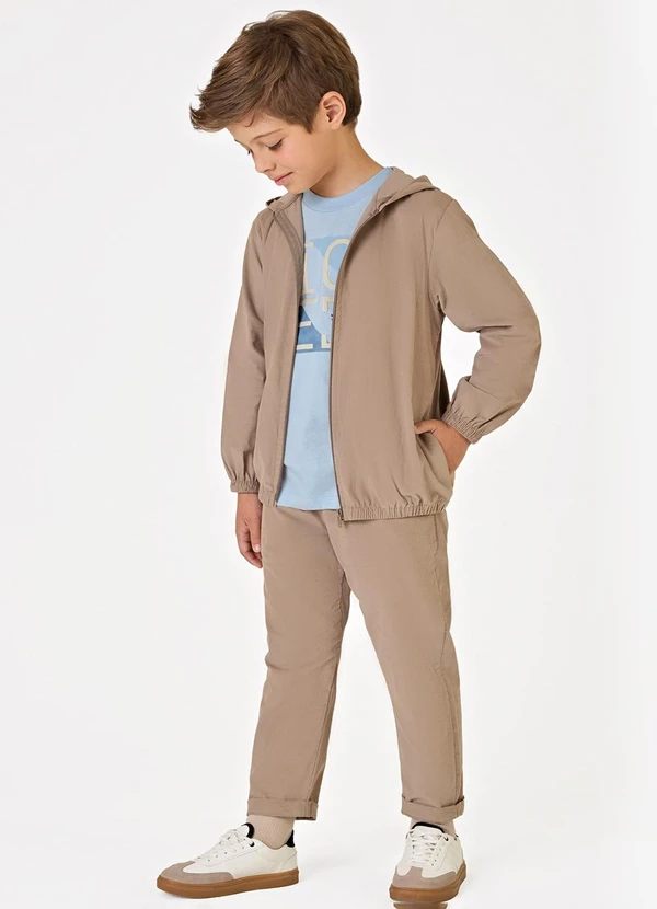 Trick Nick - Calça Infantil Masculina Cotelê Marrom 5