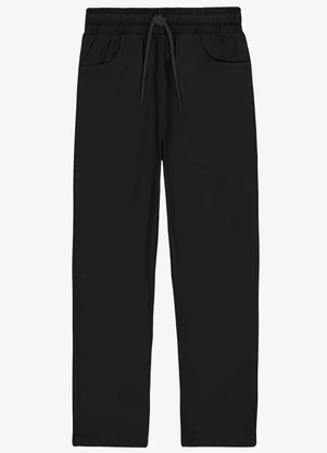 Trick Nick - Calça Infantil Masculina Cotelê Preto - TRICK NICK