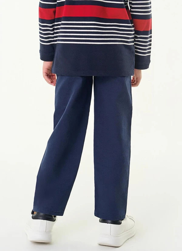 Trick Nick - Calça Infantil Masculina em Sarja Azul 2