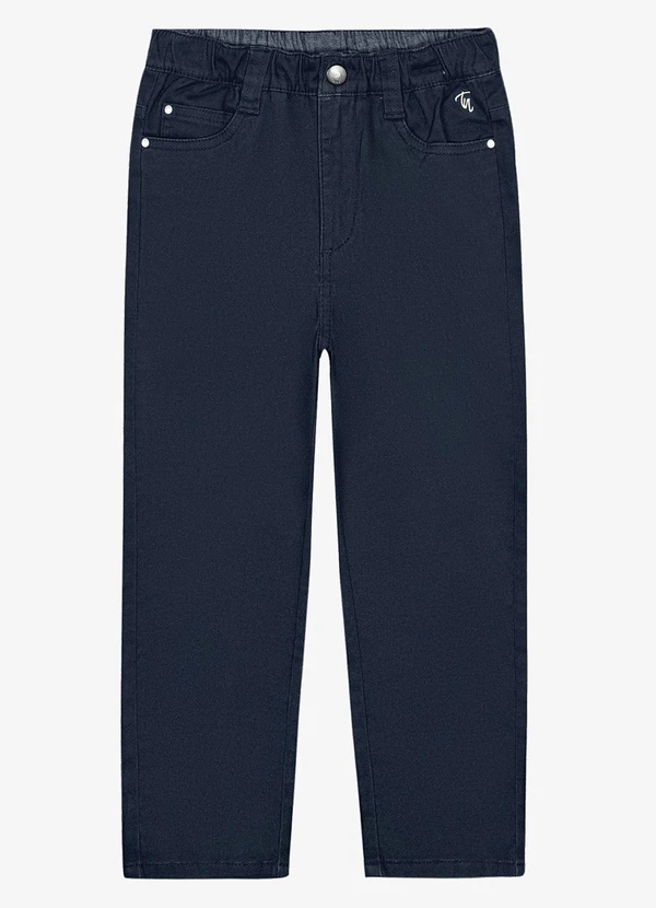 Trick Nick - Calça Infantil Masculina em Sarja Azul 5