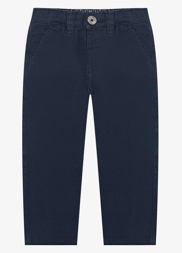Trick Nick - Calça Infantil Masculina em Sarja Azul