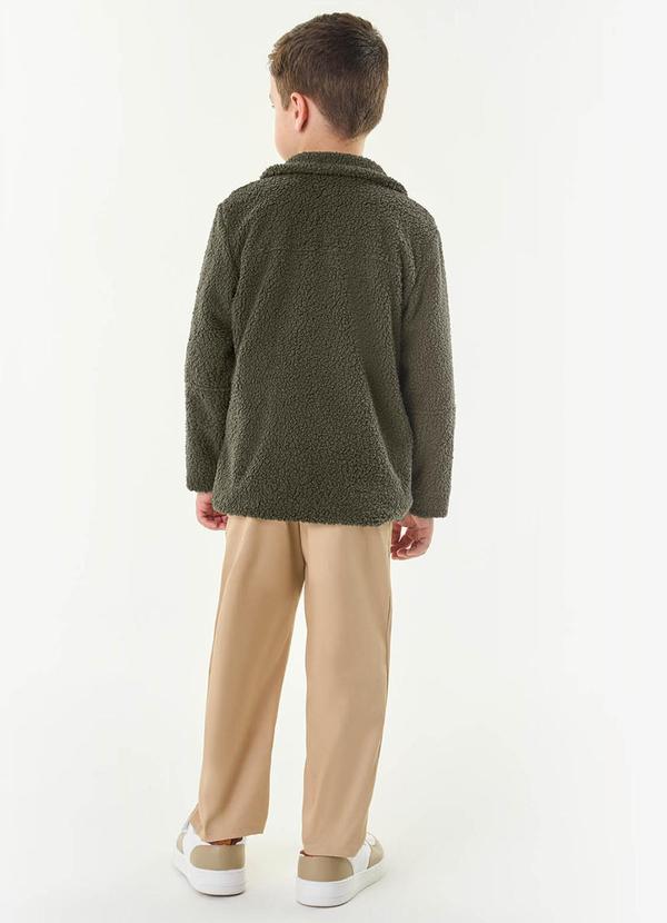 Trick Nick - Calça Infantil Masculina em Sarja Twill Marrom 4