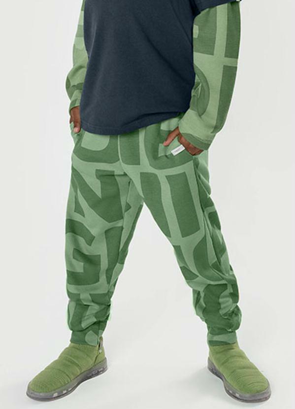 Tigor T Tigre - Calça Infantil Menino Match Verde