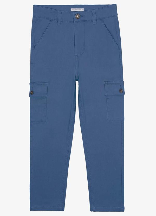 Trick Nick - Calça Infantil Masculina Sarja Azul