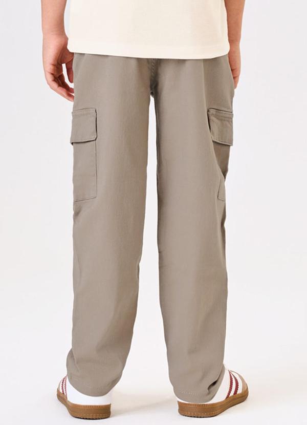 Trick Nick - Calça Infantil Masculina Sarja Bege 2