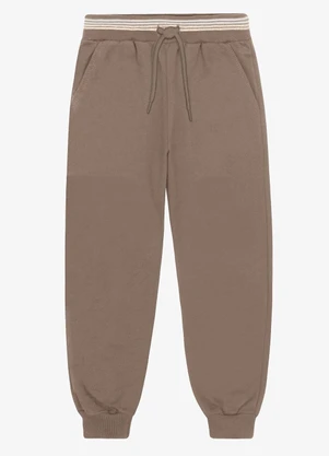 Trick Nick - Calça Infantil Masculino Moletom Marrom - TRICK NICK