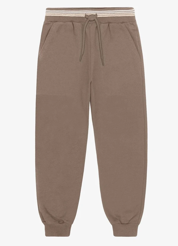 Trick Nick - Calça Infantil Masculino Moletom Marrom 1