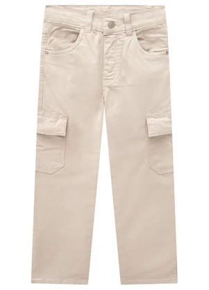 Milon - Calça Infantil Menino Bege - MILON
