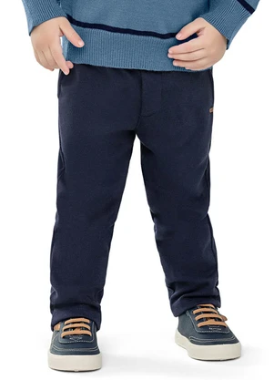 Colorittá - Calça Infantil Menino Cós Retilínea Azul - COLORITTÁ