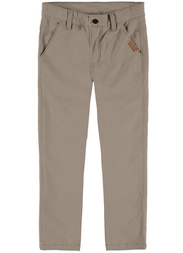 Brandili Mundi - Calça Infantil Menino em Sarja Cinza