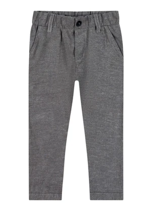Colorittá - Calça Infantil Menino Flanelada Cinza - COLORITTÁ