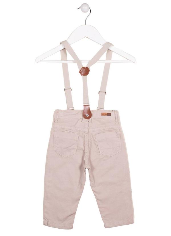 Milon - Calça Infantil Menino Jeans Bege 2