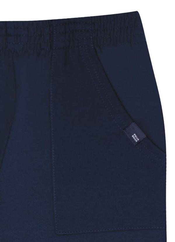 Pulla Bulla - Calça Infantil Menino Moletom sem Felpa Marinho 3