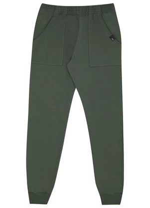 Pulla Bulla - Calça Infantil Menino Moletom sem Felpa Verde - PULLA BULLA