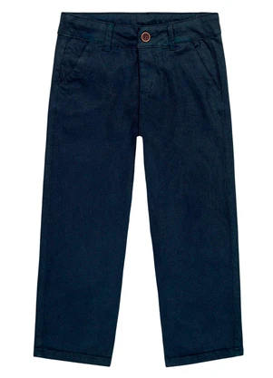 Colorittá - Calça Infantil Menino Sarja com Bolsos Azul - COLORITTÁ