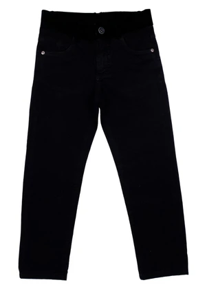 Milon - Calça Infantil Menino Sarja Preto - MILON