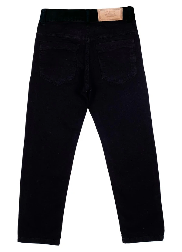 Milon - Calça Infantil Menino Sarja Preto 2