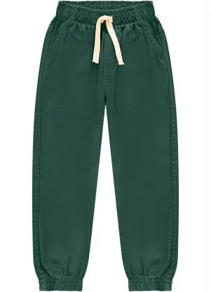 Milon - Calça Infantil Menino Verde - MILON