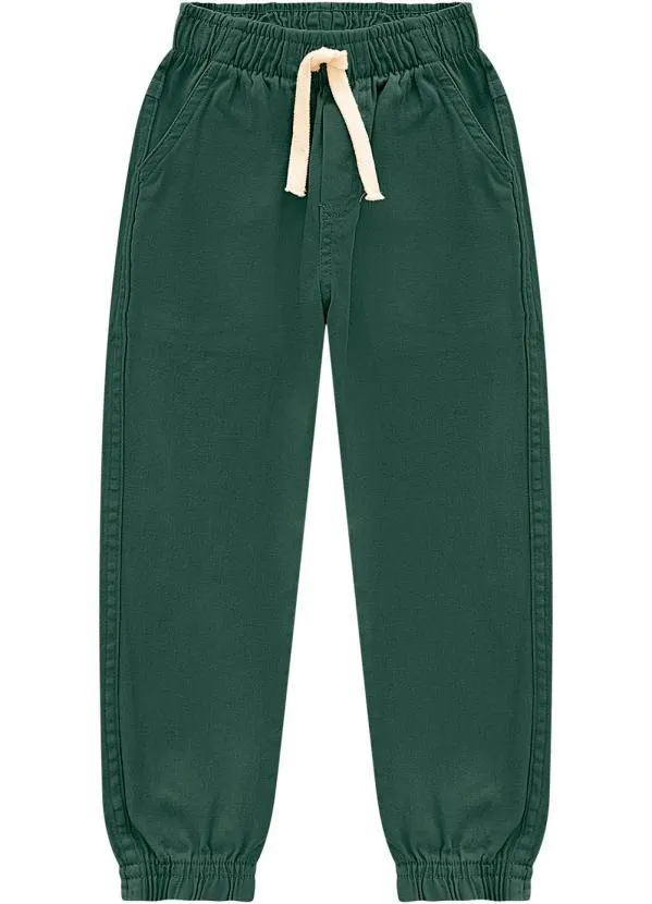 Milon - Calça Infantil Menino Verde