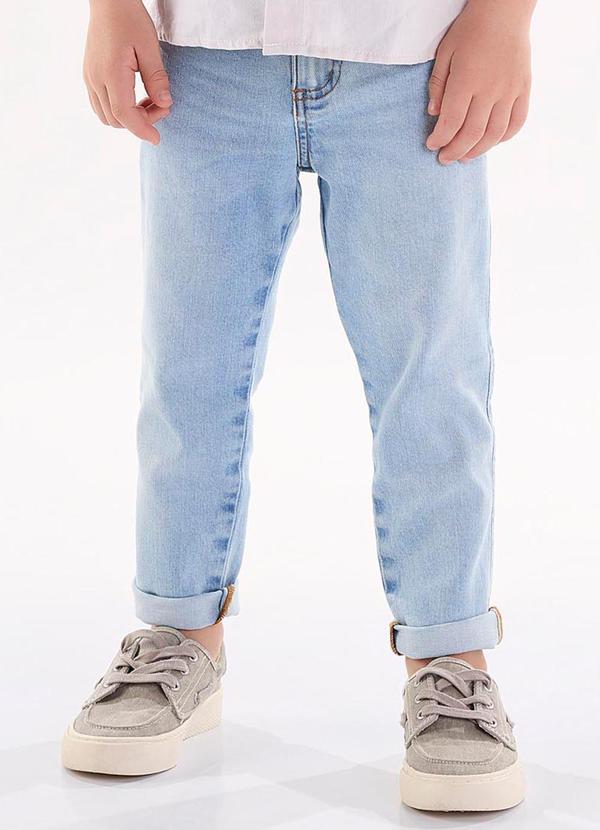 Up Baby - Calça Infantil para Menino em Jeans Azul